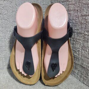 Birkenstock Black and Tan Sandals